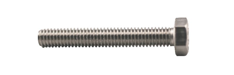 550407 Sekskantskrue A4-70 DIN933 (a)