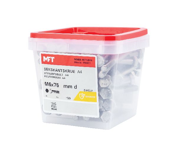 550411 - Sekskantskrue A4 (c)