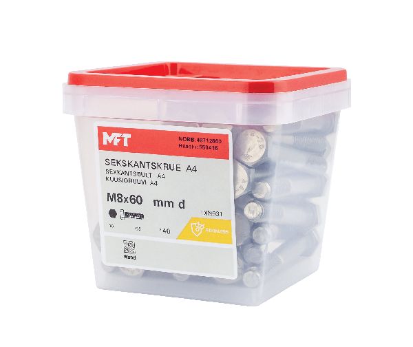 550416 - Sekskantskrue A4 (c)